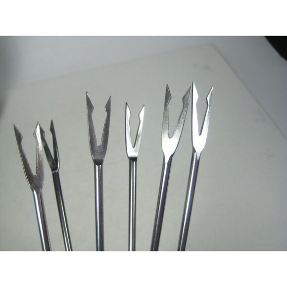 Gailcraft Fondue Set 2 Quart Stainless Steel Fondue Pot Set Vintage 1970 - Picture 10 of 16